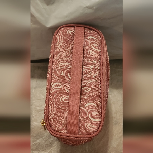 Estee Lauder Cosmetics Case Pink 5.5" X 9" X 4 NWOT - Picture 2 of 8